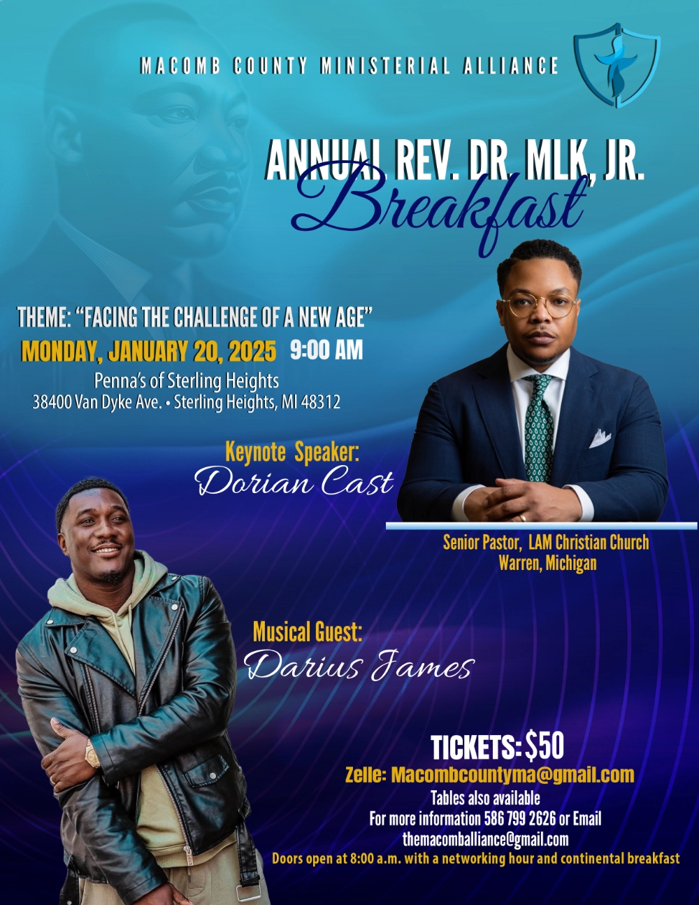 January 20, 2025 - Annual Dr. Martin Luther King Jr. Breakfast